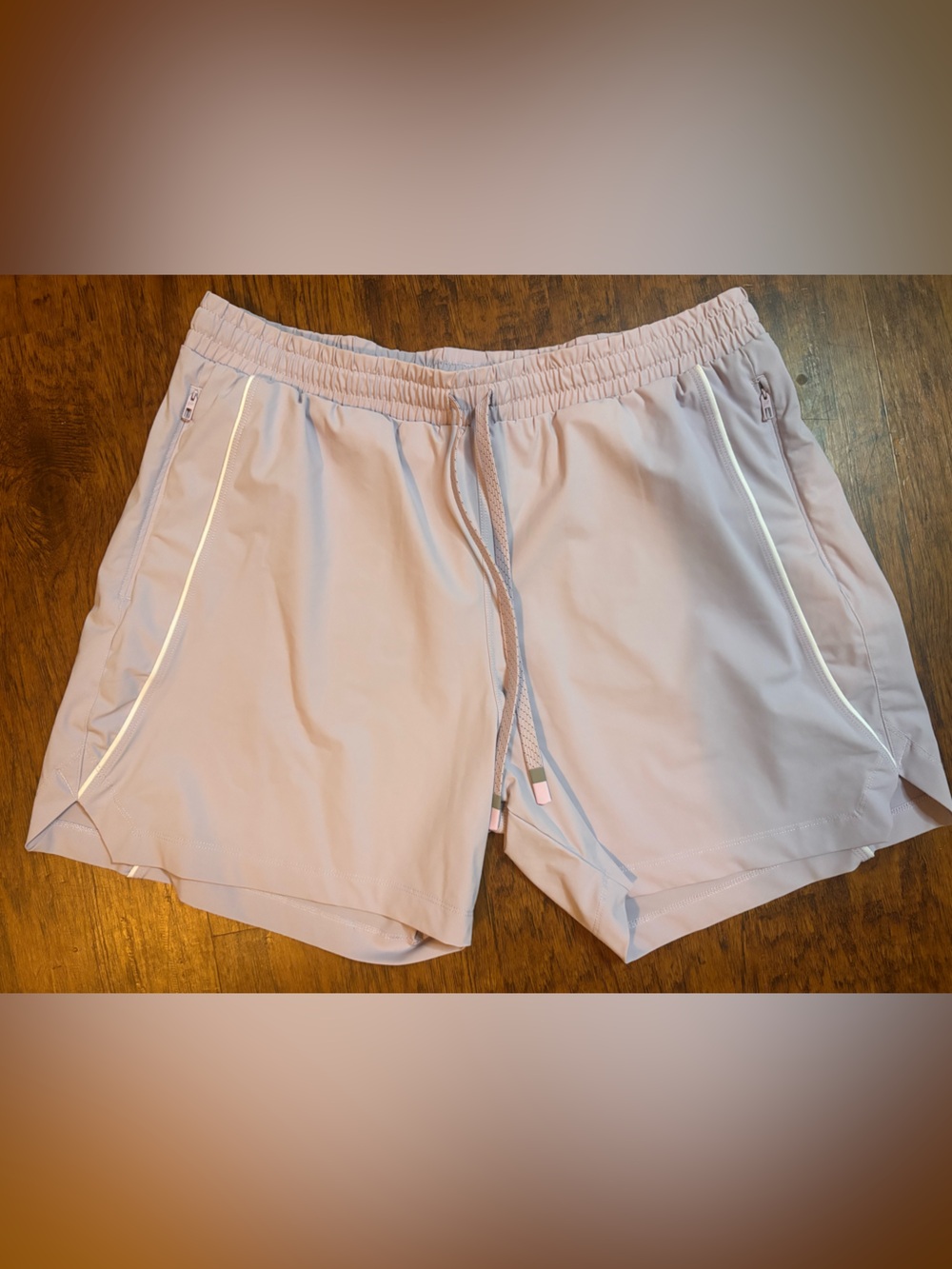 Fabletics Light Purple Athletic Drawstring Shorts